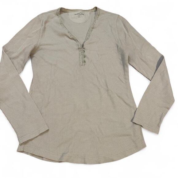 Eddie bauer tan long sleeve top - Picture 1 of 7